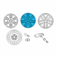 OEM Scion Wheel, Alloy Diagram - 42611-21240