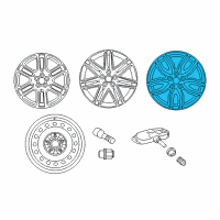 OEM Scion Wheel, Alloy Diagram - 42611-21250