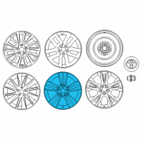OEM Toyota Wheel, Alloy Diagram - 4260D-0E010