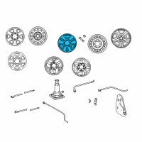 OEM Toyota 4Runner Wheel, Alloy Diagram - 42611-04041