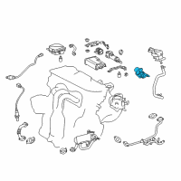 OEM Toyota EGR Valve Diagram - 25620-36060