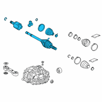 OEM Toyota RAV4 Axle Assembly Diagram - 42330-42090