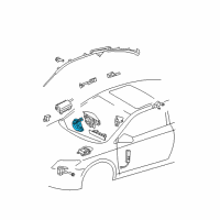 OEM Toyota Sienna Clock Spring Diagram - 84306-06030