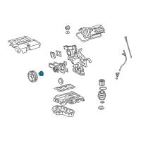 OEM Toyota Venza Crankshaft Gear Diagram - 13521-31041