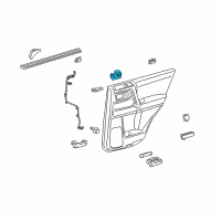 OEM Toyota 4Runner Window Switch Diagram - 84810-35080