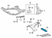 OEM Toyota RAV4 Support Bracket Diagram - 51401-42030
