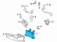 OEM Toyota Highlander Transmission Cooler Diagram - 32910-0E090