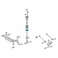 OEM Toyota Camry Lower Insulator Diagram - 48258-33020