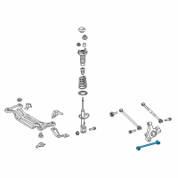 OEM Toyota Avalon Strut Rod Diagram - 48780-07020