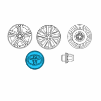 OEM Toyota Prius Prime Wheel, Spare Diagram - 42611-47631