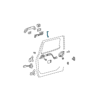 OEM Toyota Tundra Lock Rod Diagram - 69331-0C020
