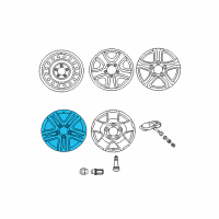 OEM Toyota Tundra Wheel, Alloy Diagram - 4260D-0C010