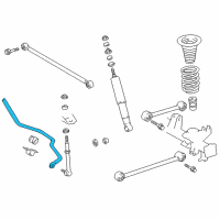 OEM Toyota 4Runner Stabilizer Bar Diagram - 48812-35100