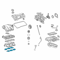 OEM Toyota Highlander Manifold Gasket Diagram - 17177-31070