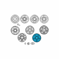 OEM Toyota Sequoia Wheel, Alloy Diagram - 42611-AF120