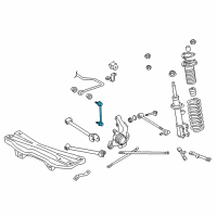 OEM Toyota MR2 Spyder Stabilizer Link Diagram - 48830-17070