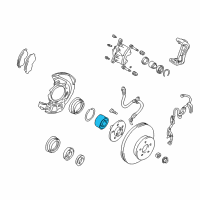 OEM Toyota MR2 Wheel Bearing & Hub Diagram - 90369-38003-77
