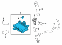 OEM Toyota Intercooler Diagram - 17900-77010