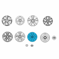 OEM Toyota RAV4 Wheel Cover Diagram - 42602-0R020