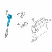 OEM Toyota Ignition Coil Diagram - 90919-02258