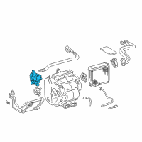 OEM Toyota Avalon Mode Motor Diagram - 87106-07060