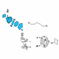 OEM Toyota Avalon Vacuum Pump Diagram - 29300-F0011