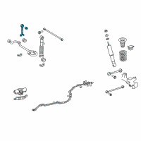 OEM Toyota 4Runner Stabilizer Link Diagram - 48830-60060