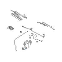 OEM Toyota Tacoma Washer Pump Packing Diagram - 85365-02010