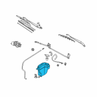 OEM Toyota Washer Reservoir Diagram - 85315-02030