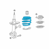 OEM Toyota Camry Coil Spring Diagram - 48131-06G70