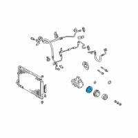 OEM Toyota Avalon Hub Sub-Assy, Magnet Clutch Diagram - 88403-07010