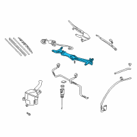 OEM Toyota Prius Linkage Assembly Diagram - 85150-47030