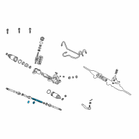 OEM Toyota Celica Power Steering Rack Sub-Assembly Diagram - 44204-20400