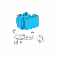 OEM Toyota Tundra Actuator Assembly Diagram - 44050-0C510
