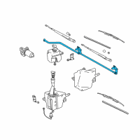OEM Toyota 4Runner Linkage Assembly Diagram - 85150-35200