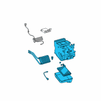 OEM Toyota Yaris Evaporator Assembly Diagram - 87050-52063
