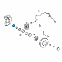 OEM Toyota Hub Assembly Seal Diagram - 90316-69001