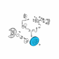 OEM Toyota Celica Rotor Diagram - 43512-20711
