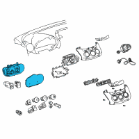OEM Toyota RAV4 Cluster Assembly Diagram - 83800-42C30