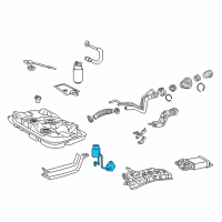 OEM Toyota Corolla Fuel Gauge Sending Unit Diagram - 83320-12620