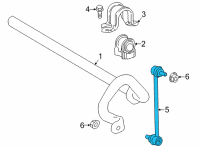 OEM Toyota RAV4 Stabilizer Link Diagram - 48820-0R050