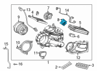 OEM Toyota Sienna Servo Diagram - 87106-08150