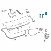 OEM Toyota Avalon Cylinder & Keys Diagram - 69055-06160