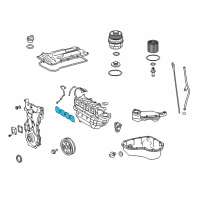 OEM Toyota Camry Manifold Gasket Diagram - 17171-36020