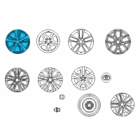 OEM Toyota RAV4 Wheel, Alloy Diagram - 42611-0R160