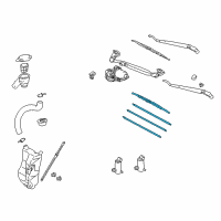 OEM Toyota Tercel Blade Assembly Diagram - 85212-16120