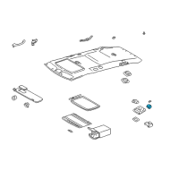 OEM Toyota Sienna Relay & Switch Assy, Sliding Roof Diagram - 85920-0W010-A0