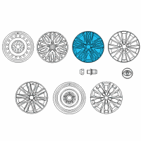 OEM Toyota Camry Wheel, Alloy Diagram - 42611-06B30