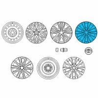 OEM Toyota Camry Wheel, Alloy Diagram - 4261A-06040