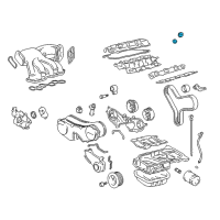 OEM Toyota Sienna Cap Assembly Diagram - 12180-46031